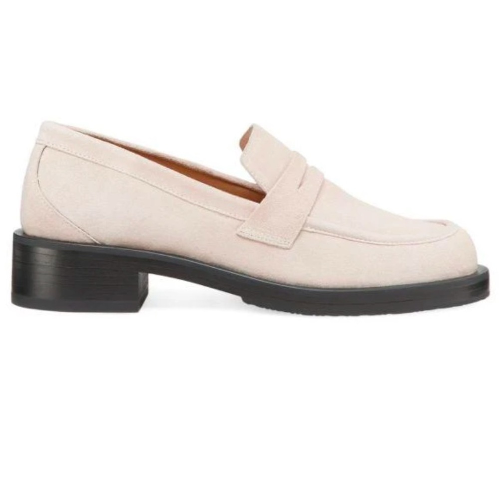 Stuart Weitzman Palmer Bold Loafer Sabbia (Beige) Suede